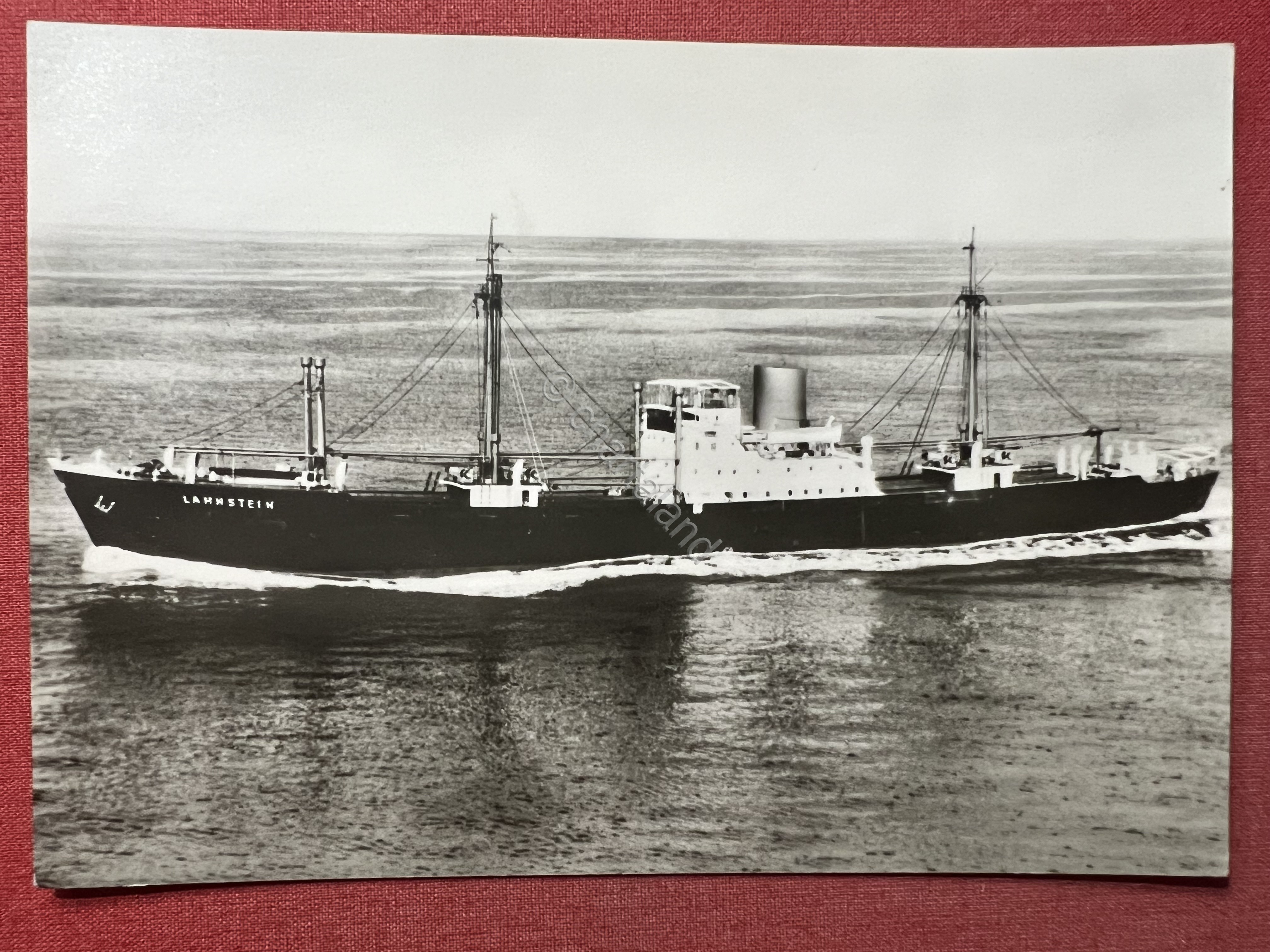 Cartolina Navi - Norddeutscher Lloyd Bremen MS Lahnstein 2693 BRT …