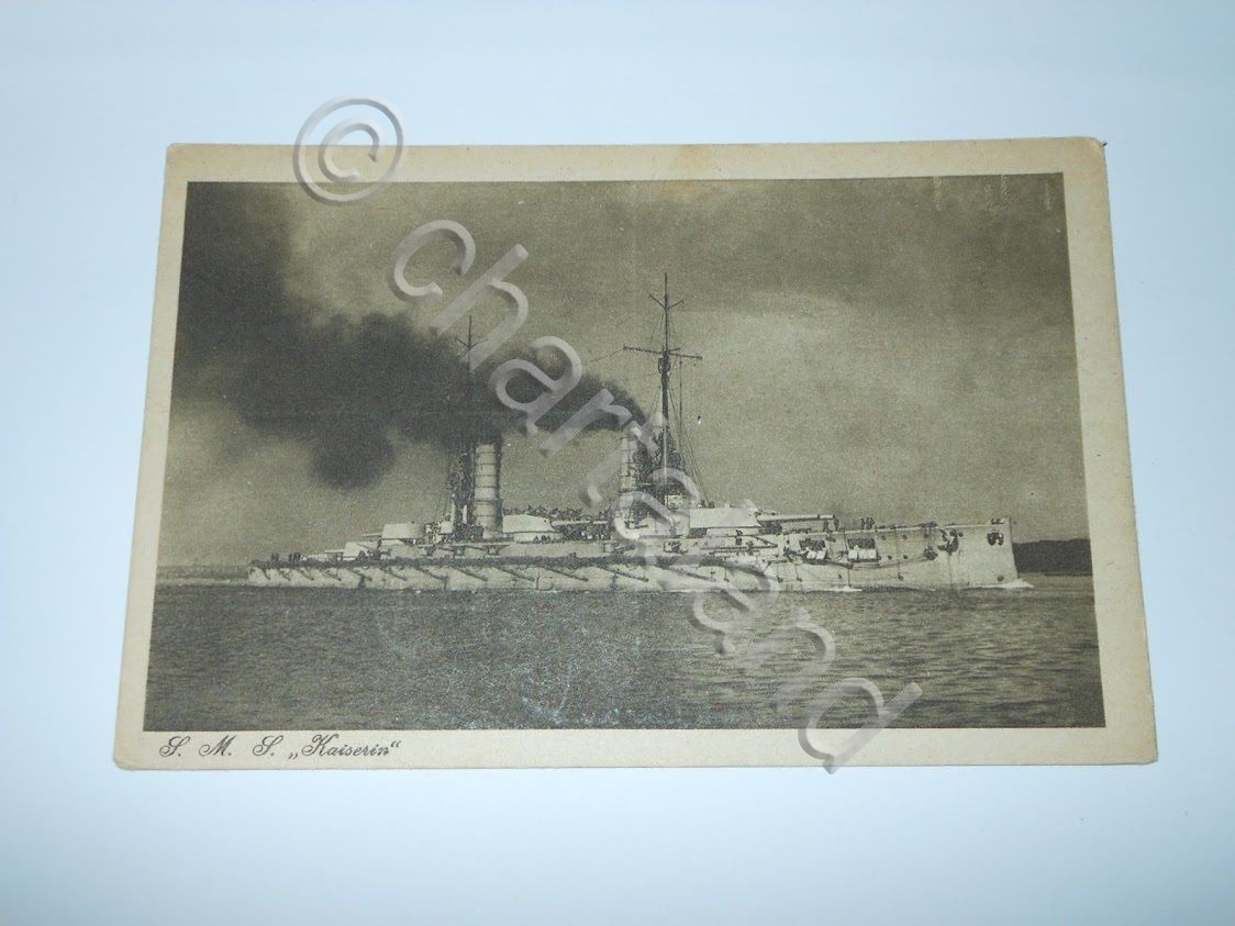 Cartolina Navi Marina - SMS Kaiserin 1940 ca.