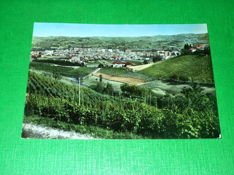 Cartolina Nizza Monferrato - Panorama visto dai vigneti di Monte …
