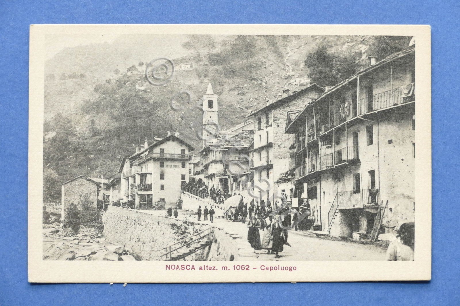 Cartolina Noasca - Capoluogo 1920 ca..