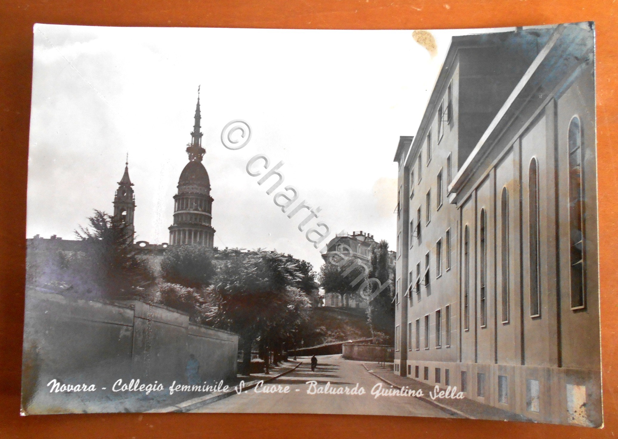 Cartolina Novara - Collegio femminile S. Cuore - 1952