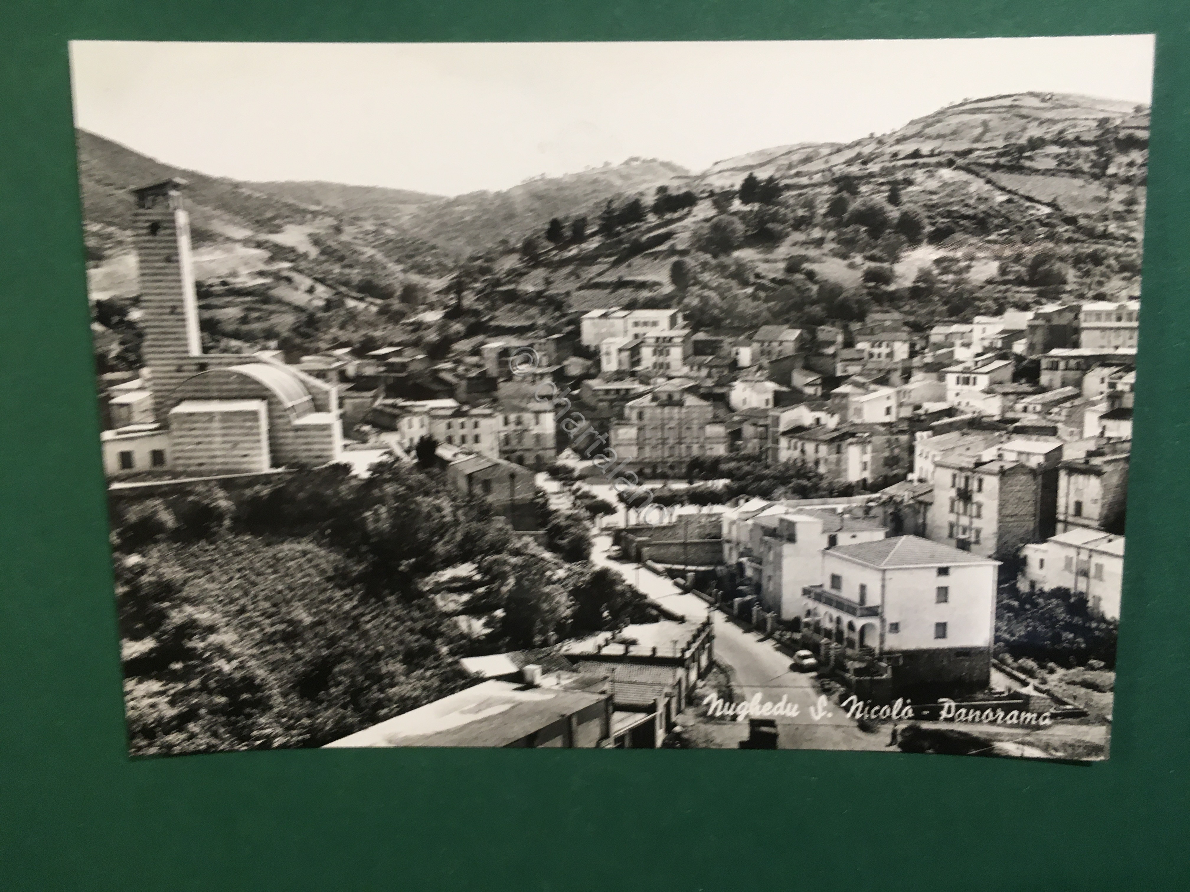 Cartolina Nughedu S. Nicolò - Panorma - 1966
