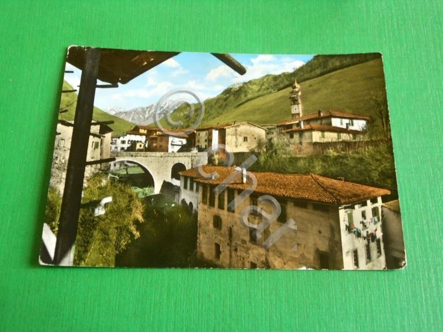 Cartolina Ogna - Scorcio panoramico 1955 ca