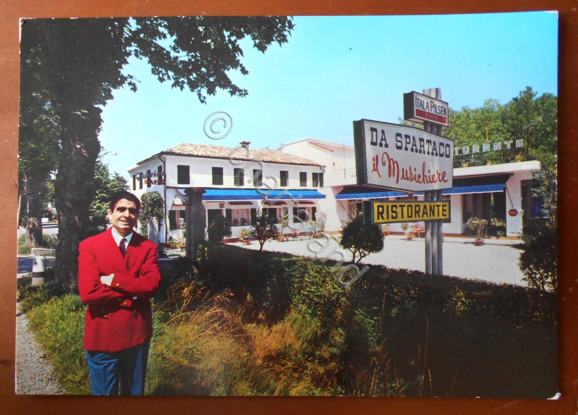 Cartolina Ostaria Romana Da Spartaco-Il Musichiere - Visnadello (TV) - …