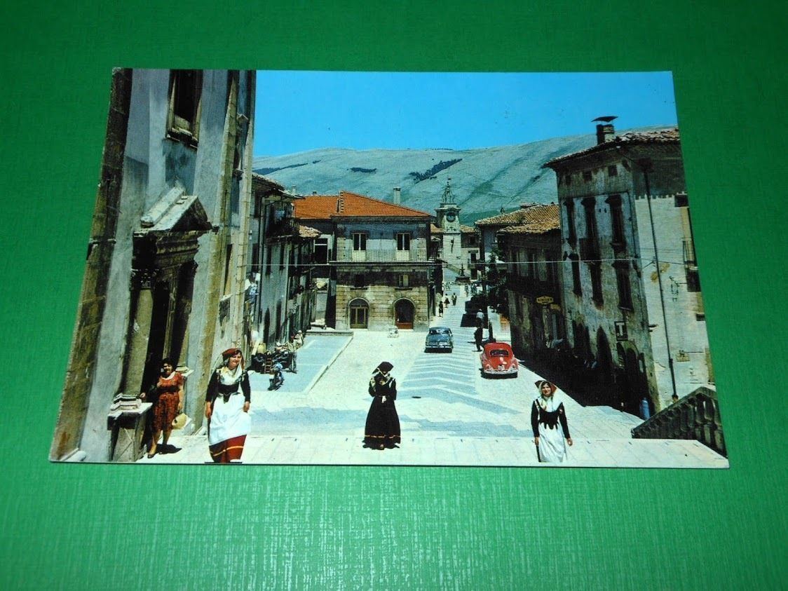 Cartolina Pescocostanzo ( L' Aquila ) - Via Vulpes - …