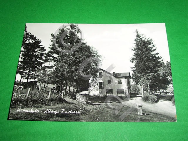 Cartolina Piampaludo - Albergo Buschiazzi 1968.