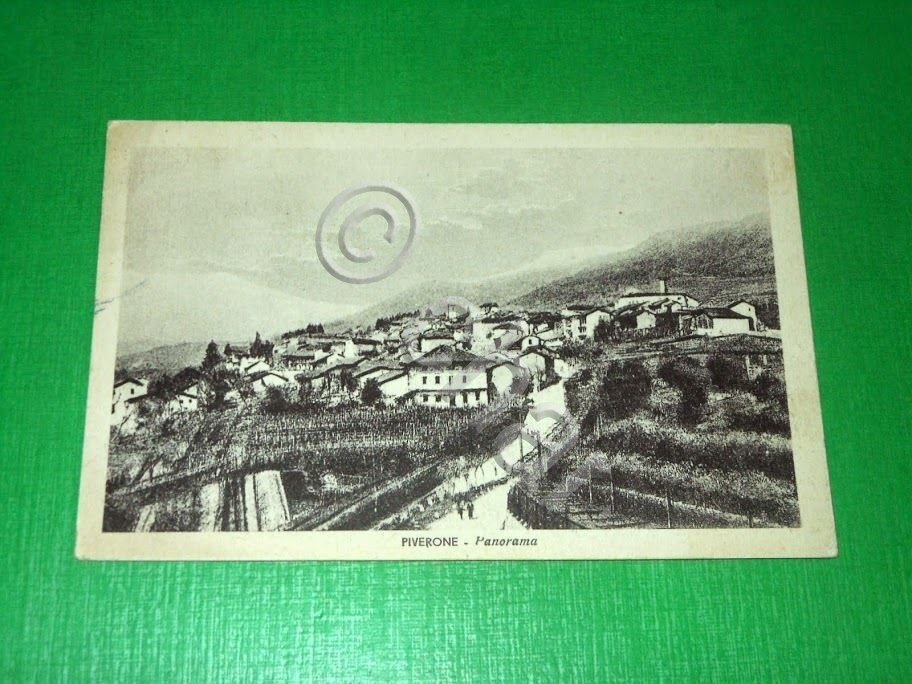 Cartolina Piverone - Panorama 1940.