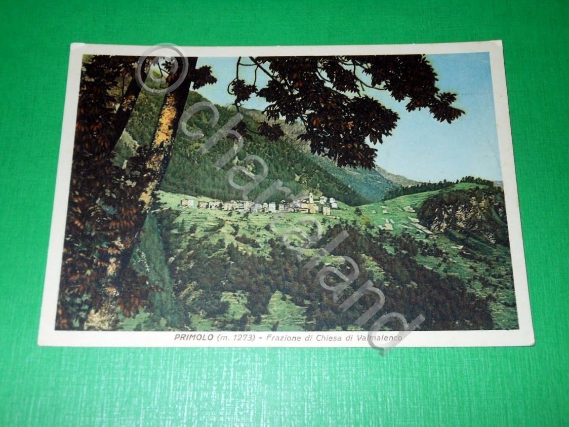 Cartolina Primolo - Frazione di Chiesa Valmalenco - Panorama 1945 …
