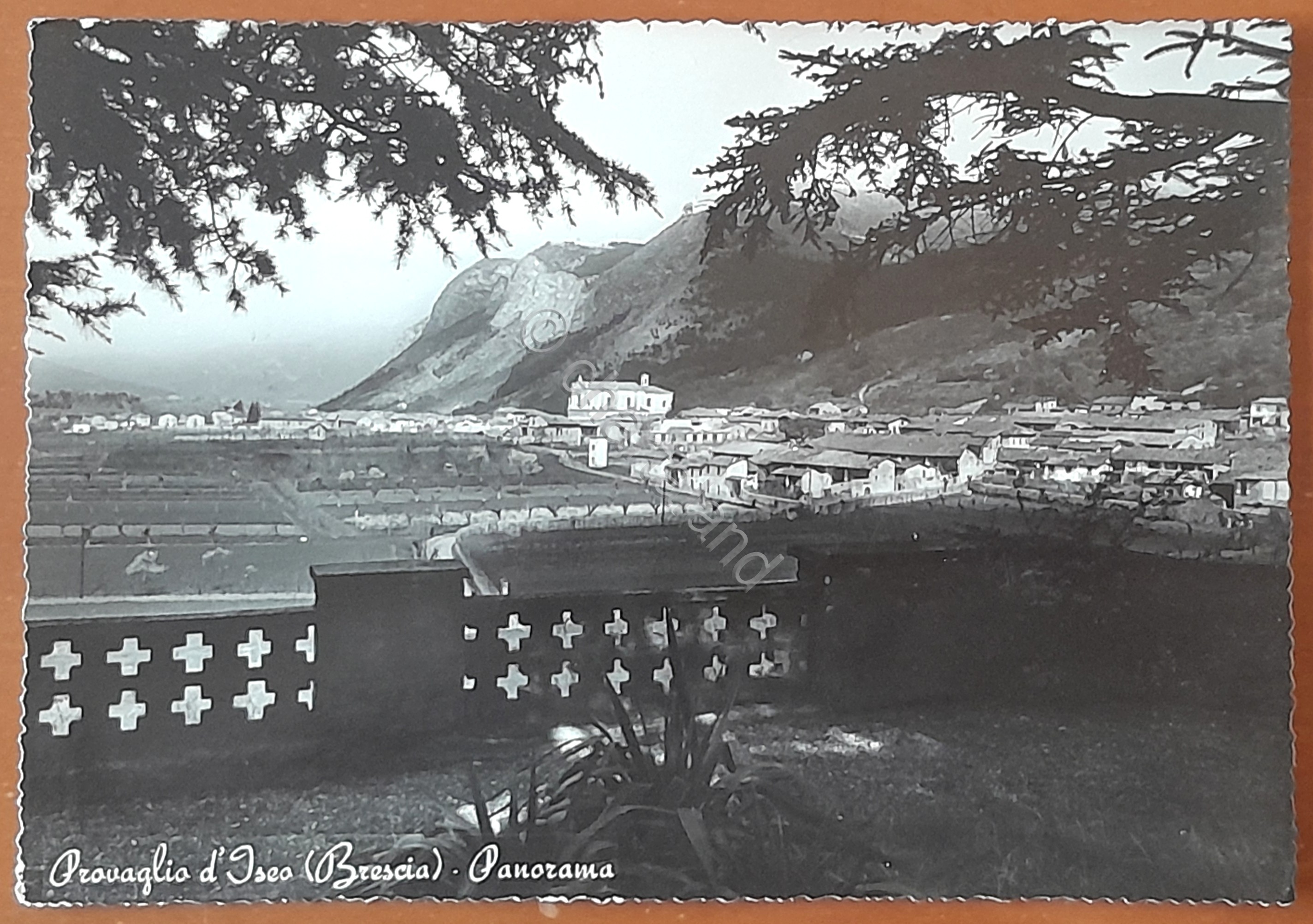 Cartolina Provaglio d' Iseo (Brescia) - Panorama - 1972