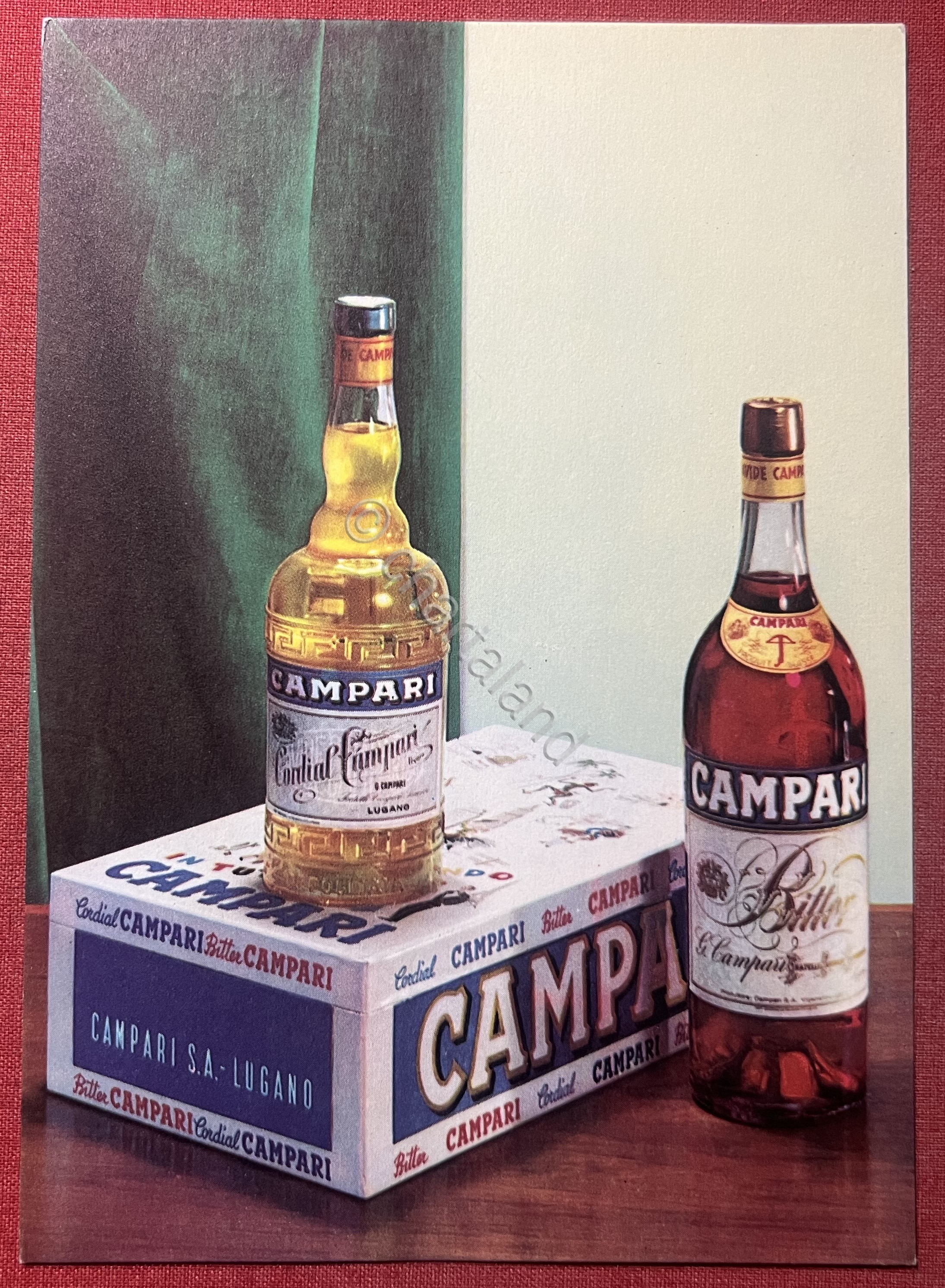 Cartolina Pubblicitaria - Campari - 1960 ca.