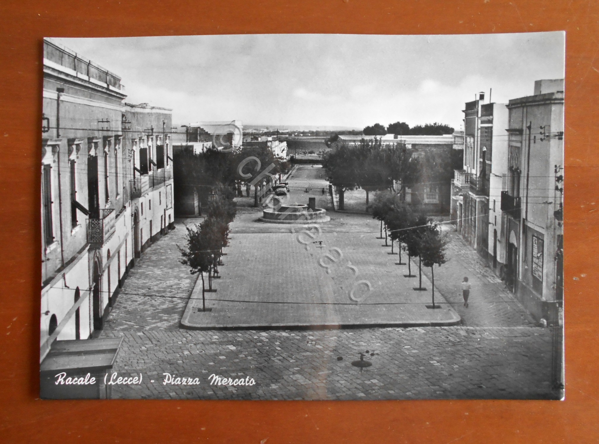 Cartolina Racale (Lecce) - Piazza Mercato - 1958