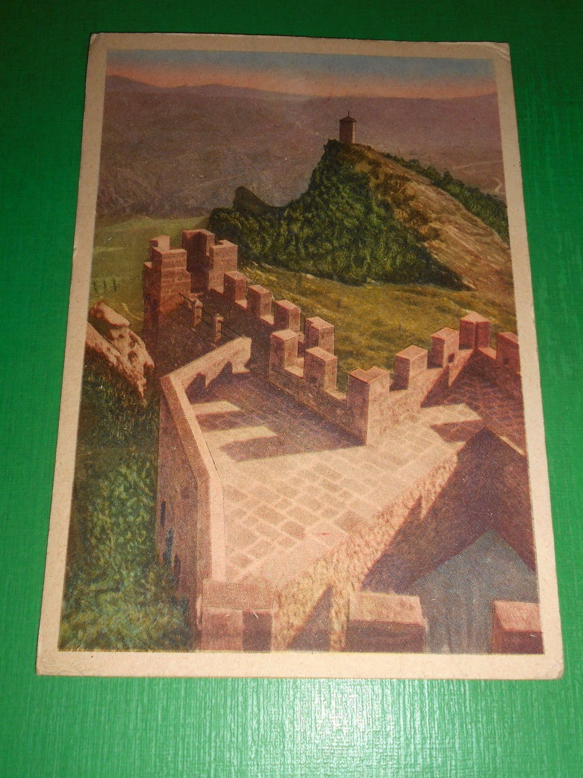 Cartolina Repubblica di S. Marino - La III^ Torre 1955.