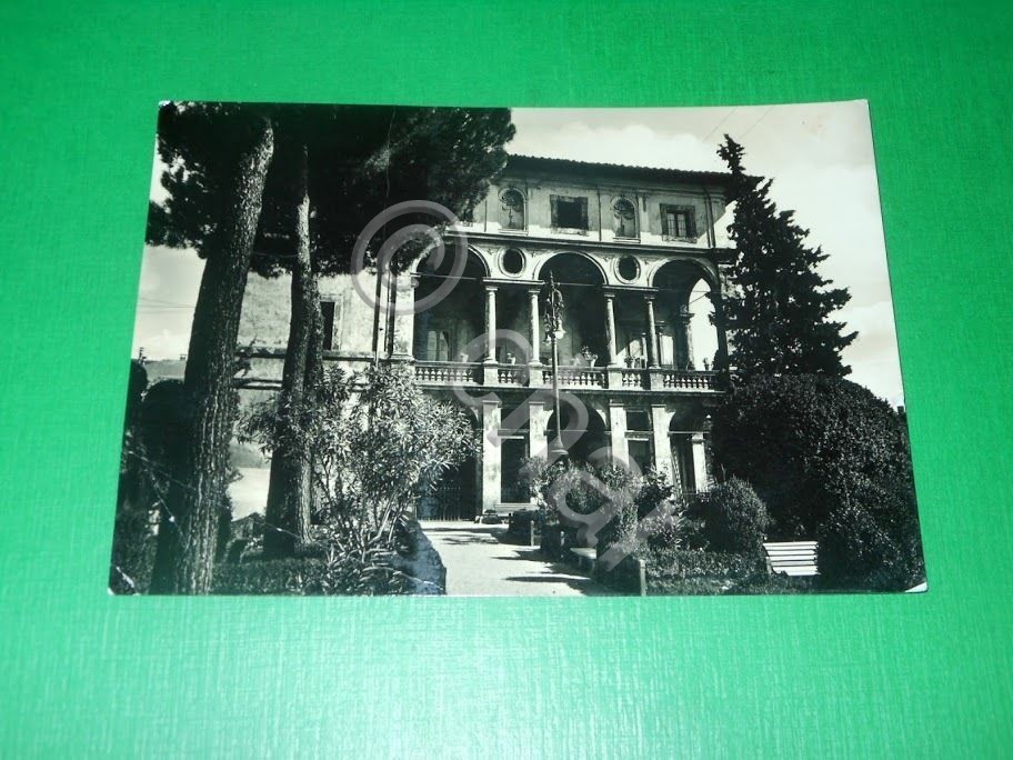 Cartolina Rieti - Loggia del Vignola 1953.