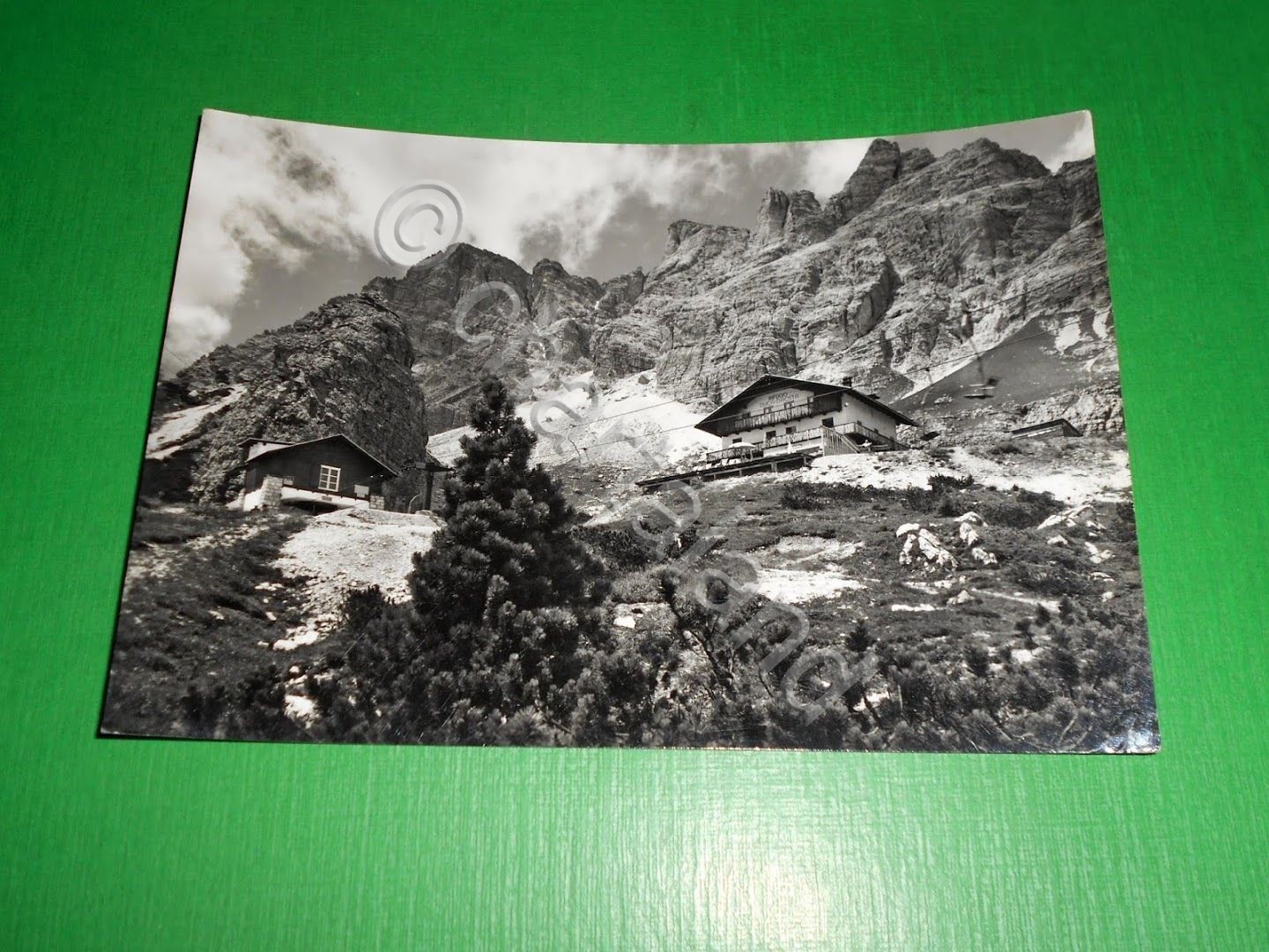 Cartolina Rifugio Duca d' Aosta - Alle Tofane 1962.