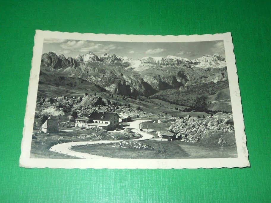 Cartolina Rifugio Passo Sella verso le Olde - Dolomiti 1940 …