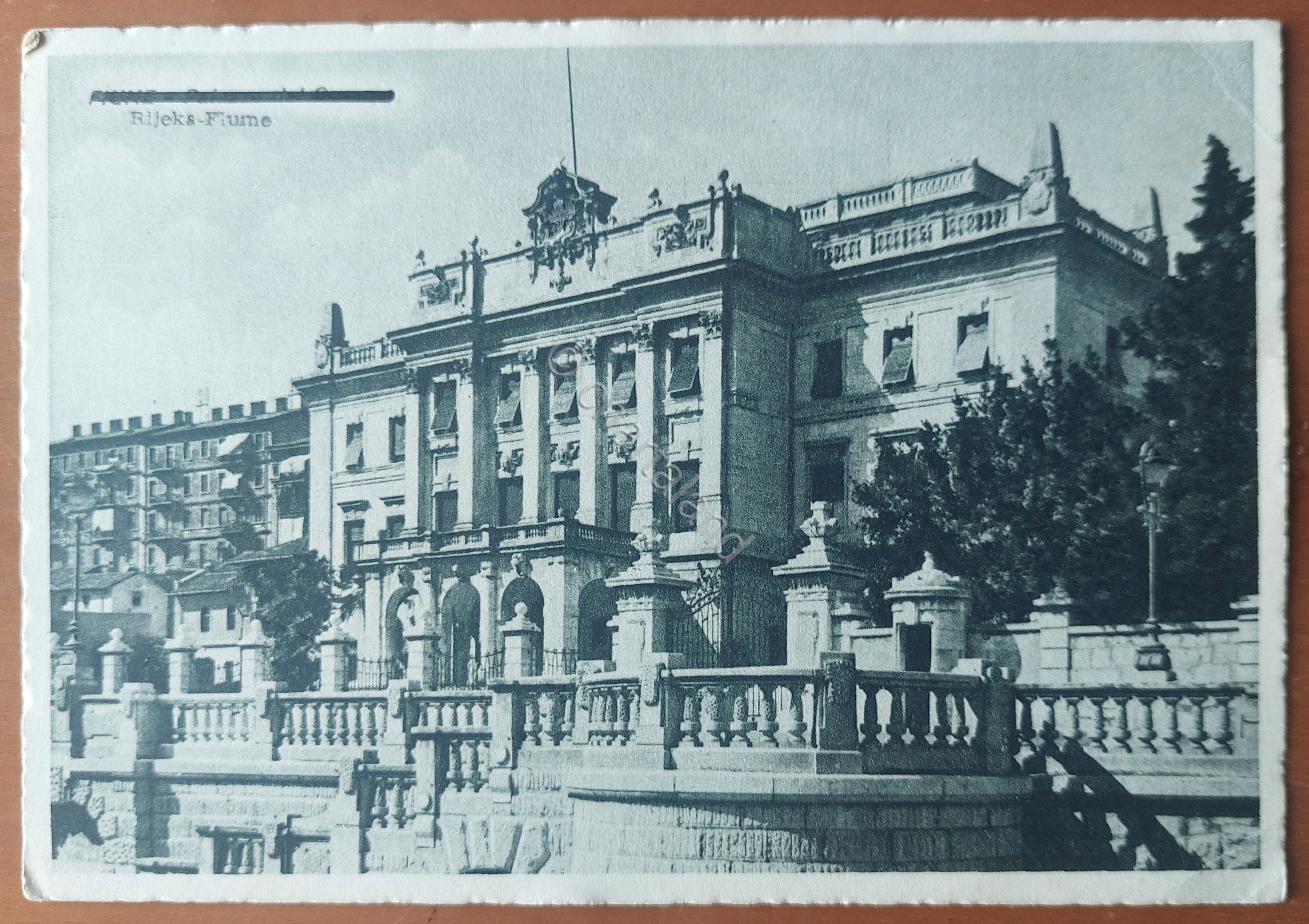Cartolina Rijeka - Fiume - 1949