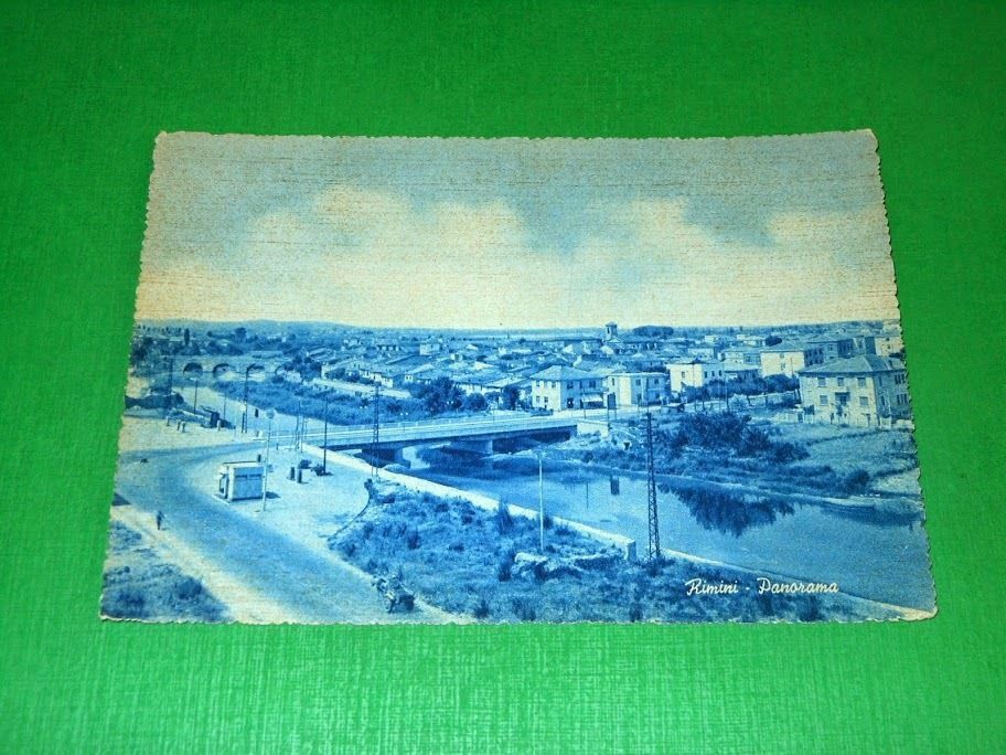 Cartolina Rimini - Panorama 1950 ca.