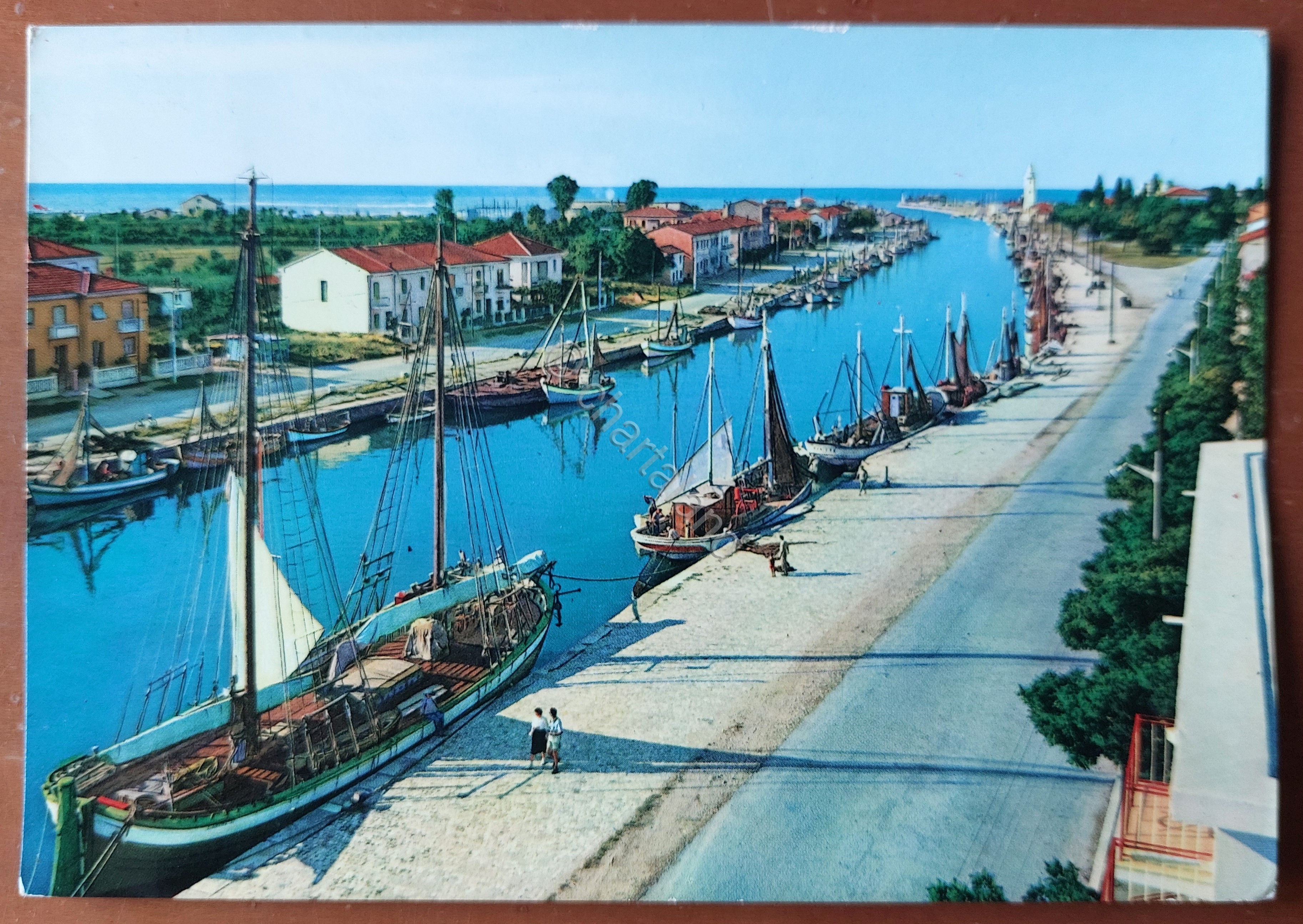 Cartolina Rimini - Porto Canale - 1966
