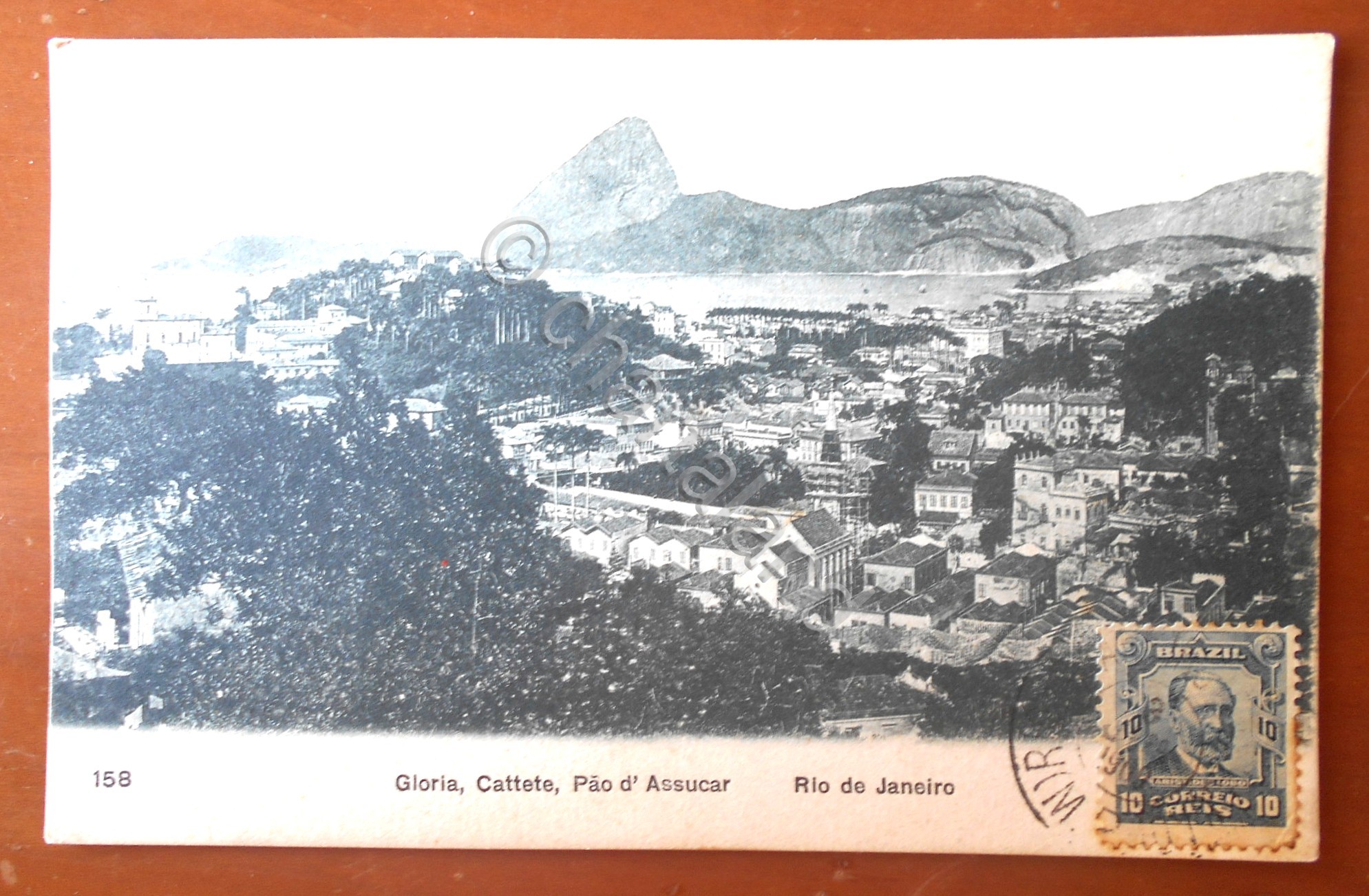 Cartolina Rio de Janeioro - Gloria , Cattete - 1909