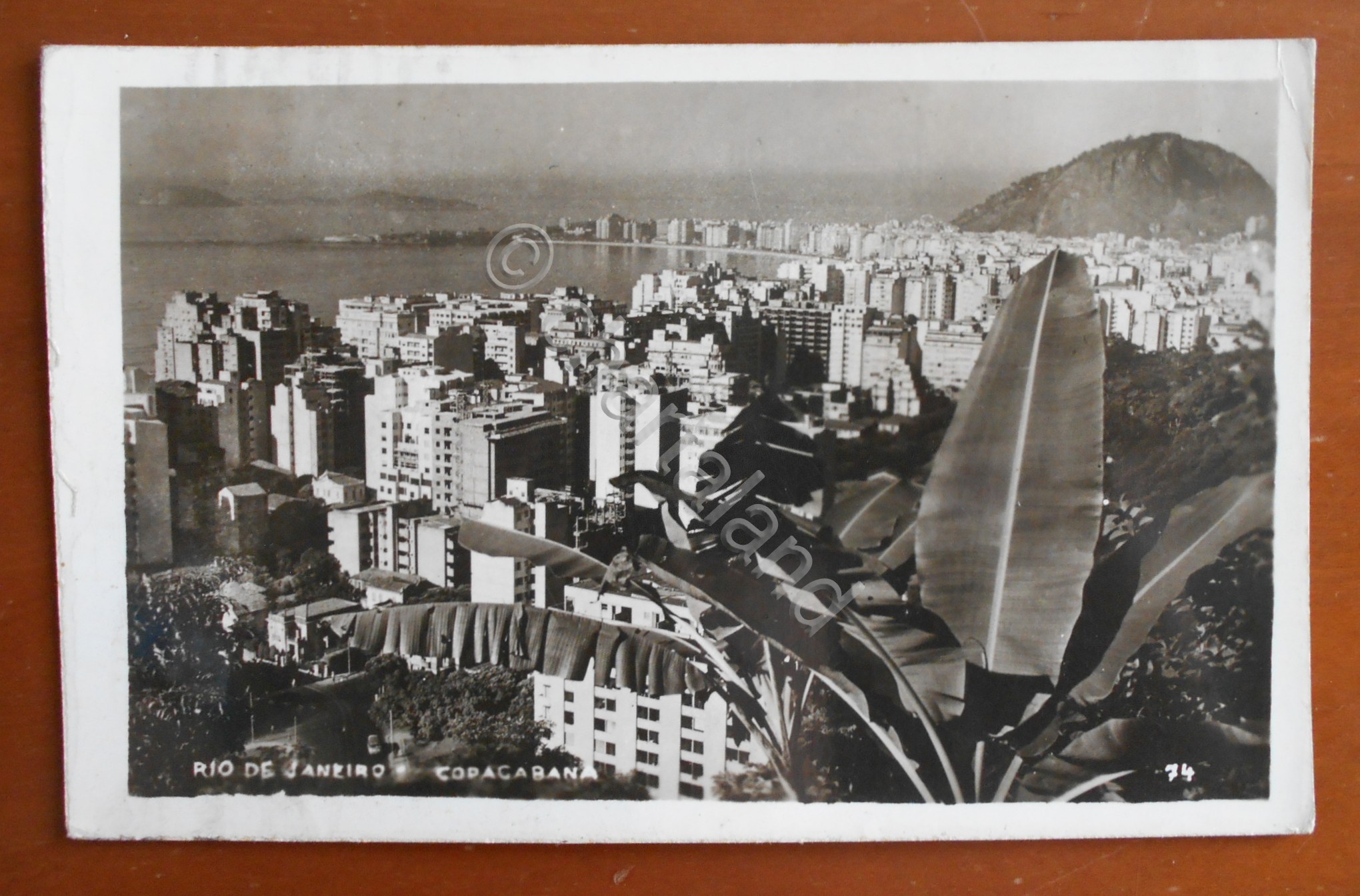 Cartolina Rio de Janeiro - Copacabana - 1951