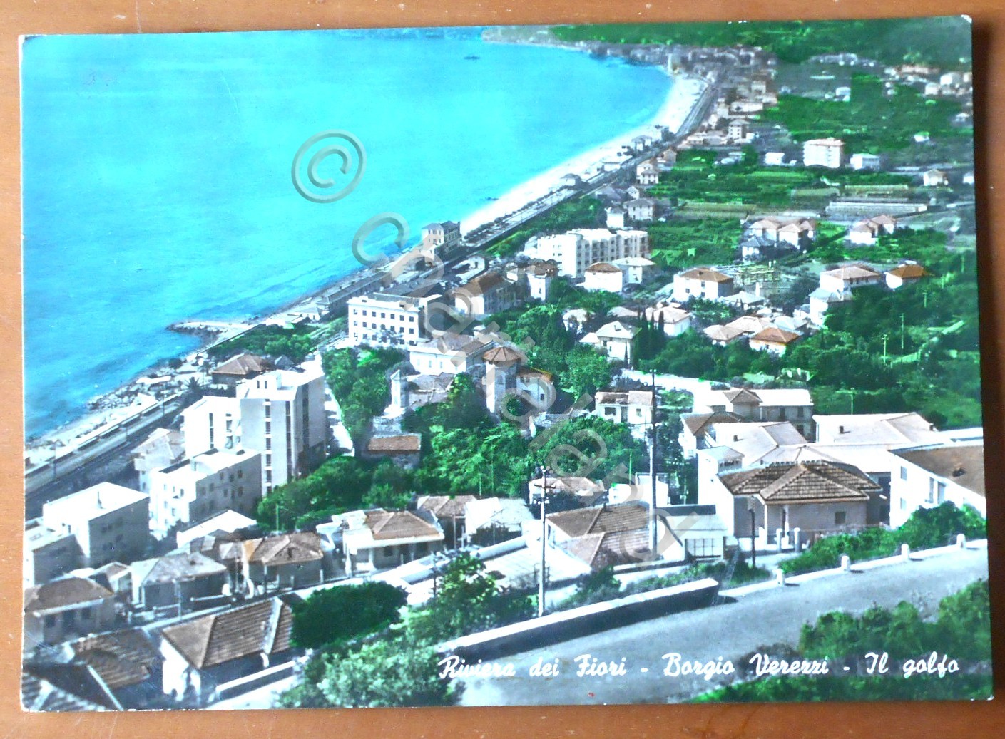 Cartolina Riviera dei Fiori - Borgio Verezzi . Il golfo …