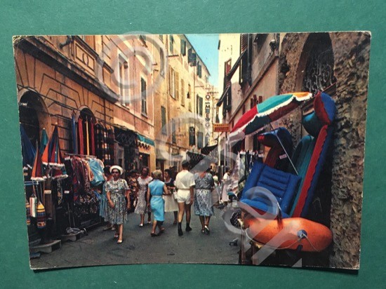 Cartolina Riviera Dei Fiori Alassio - Il Budello - 1965