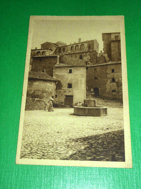 Cartolina Roccagiovine - Particolare 1930 ca.