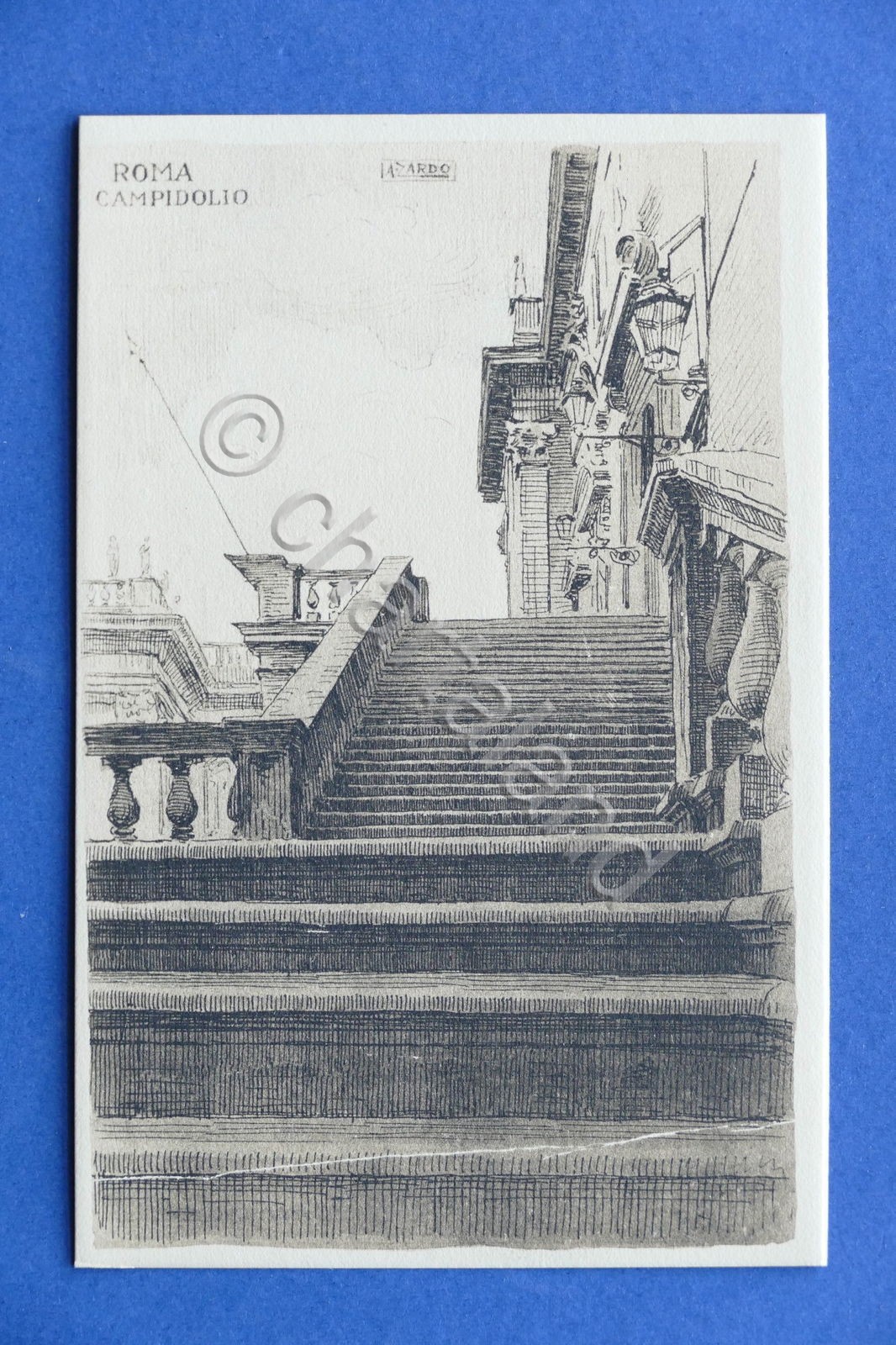 Cartolina Roma - Campidoglio - Illustratore A. Zardo - Seie …