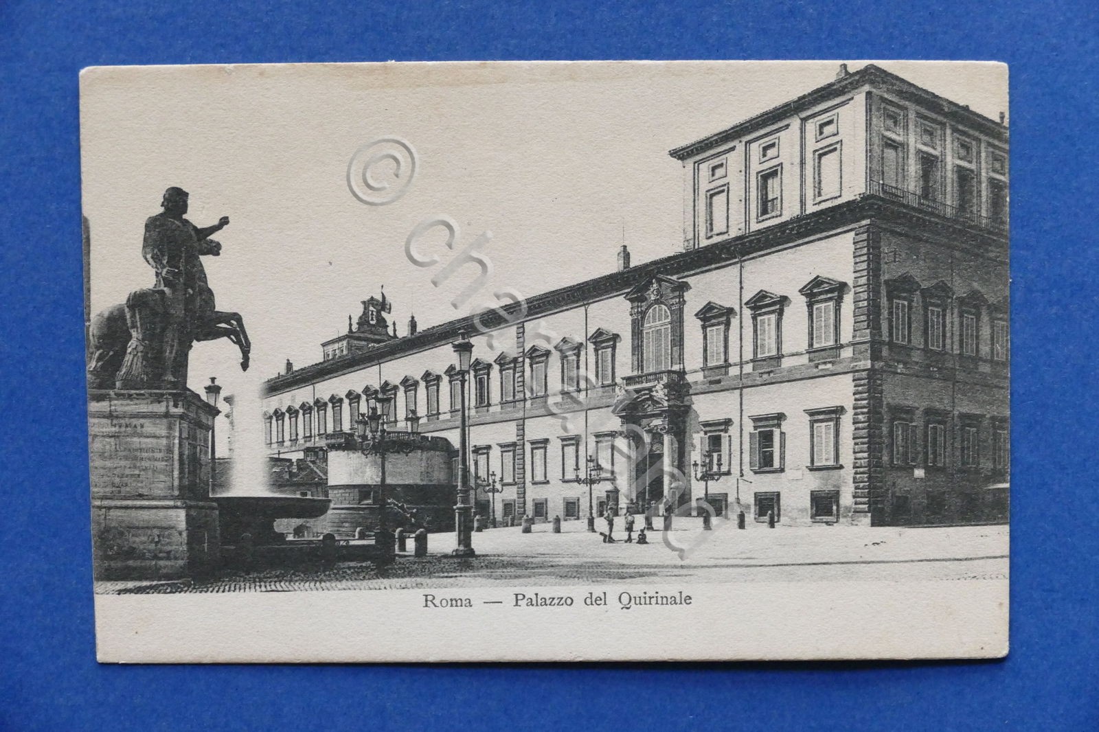 Cartolina Roma - Palazzo del Quirinale - 1905 ca..