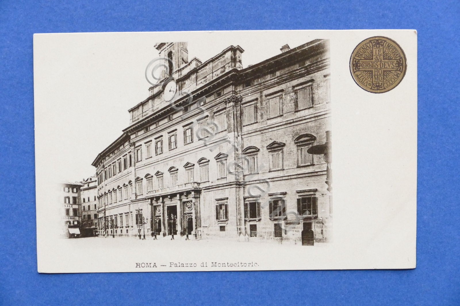 Cartolina Roma - Palazzo di Montecitorio - 1900 ca..