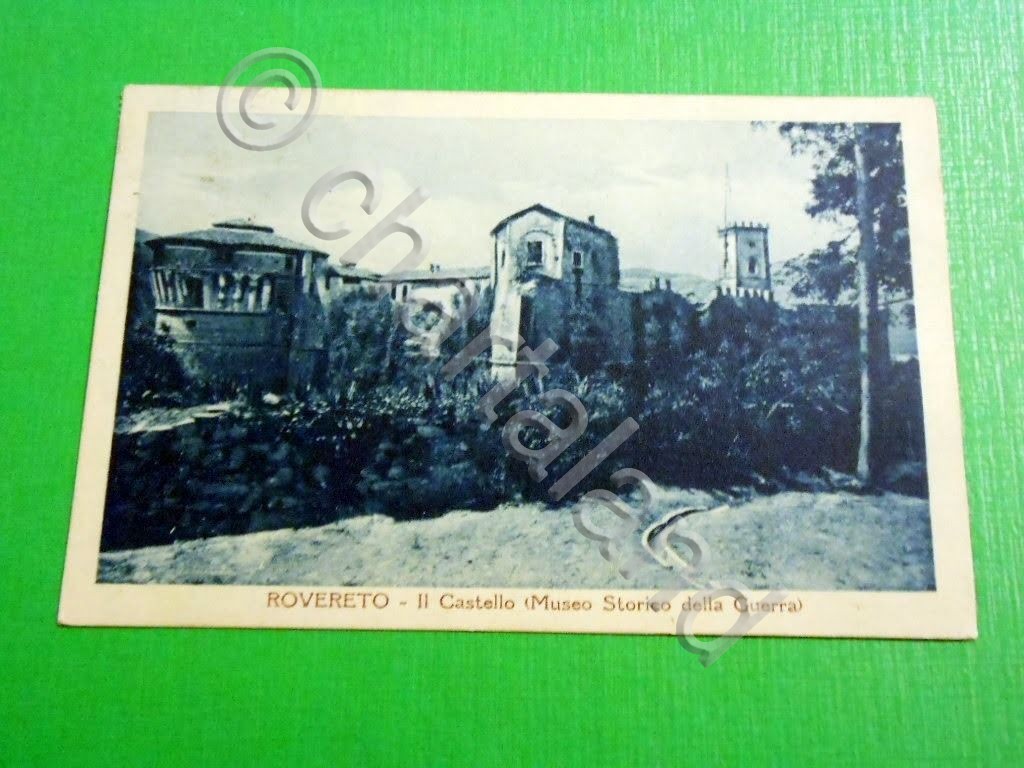 Cartolina Rovereto - Il Castello ( Museo Storico della Guerra …