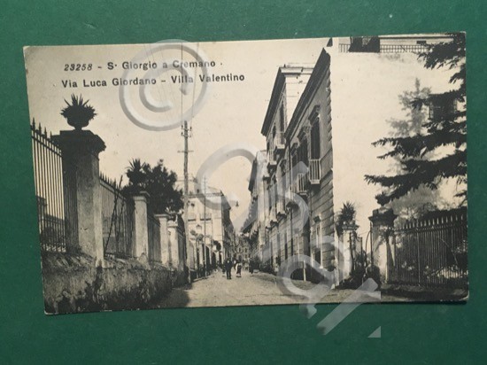 Cartolina S. Giorgio A Cremano - Via Luca Giordano - …