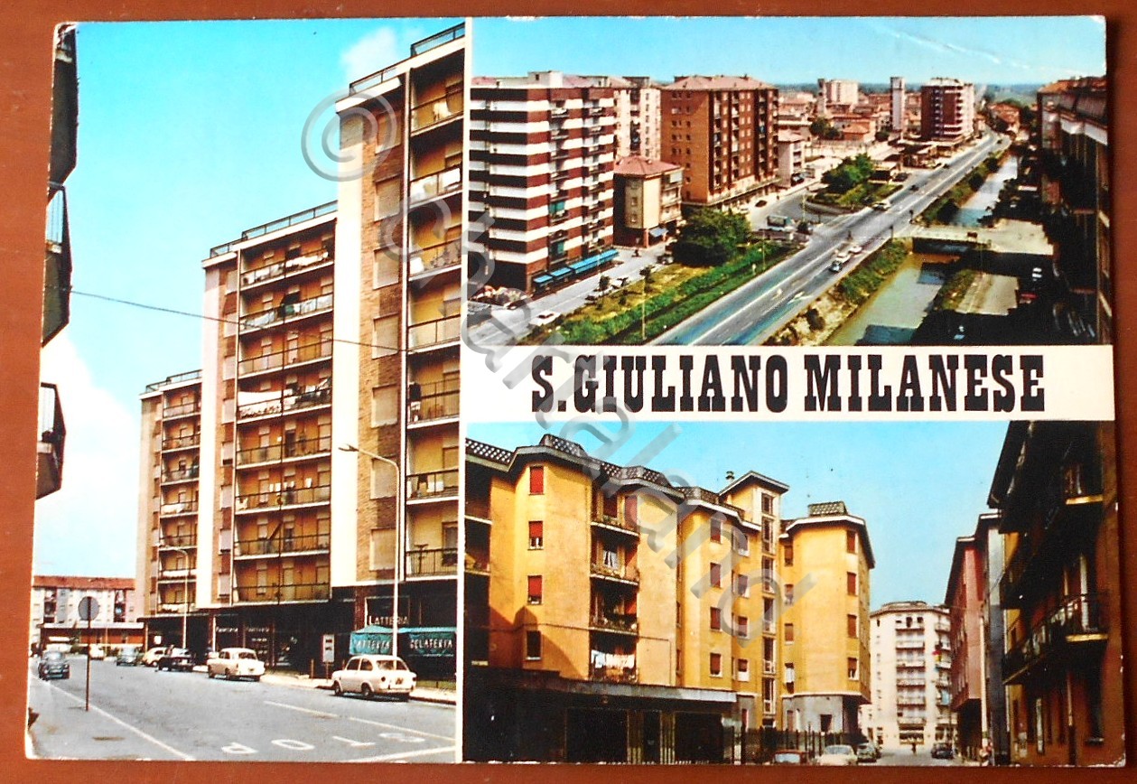 Cartolina S. Giuliano Milanese - 1970 ca.