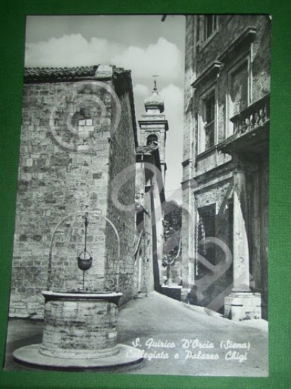Cartolina S. Quirico D' Orcia ( Siena ) - Collegiata …
