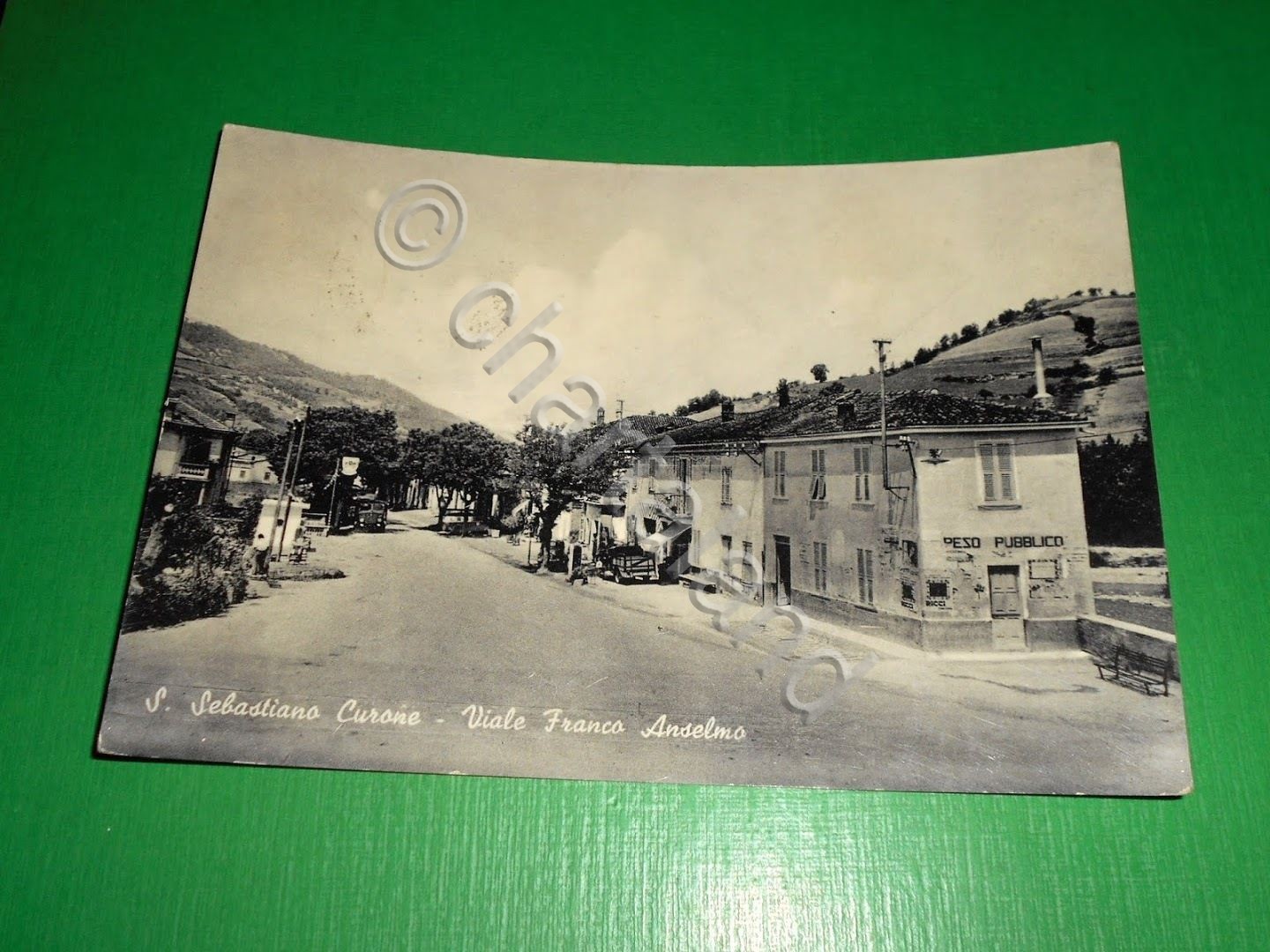 Cartolina S. Sebastiano Curone - Viale Franco Anselmo 1961