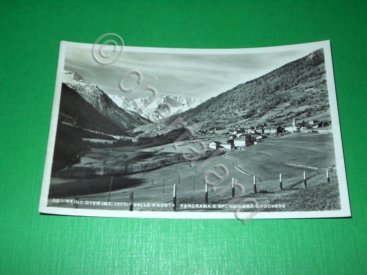 Cartolina Saint Oyen - Valle d' Aosta - Panorama e …