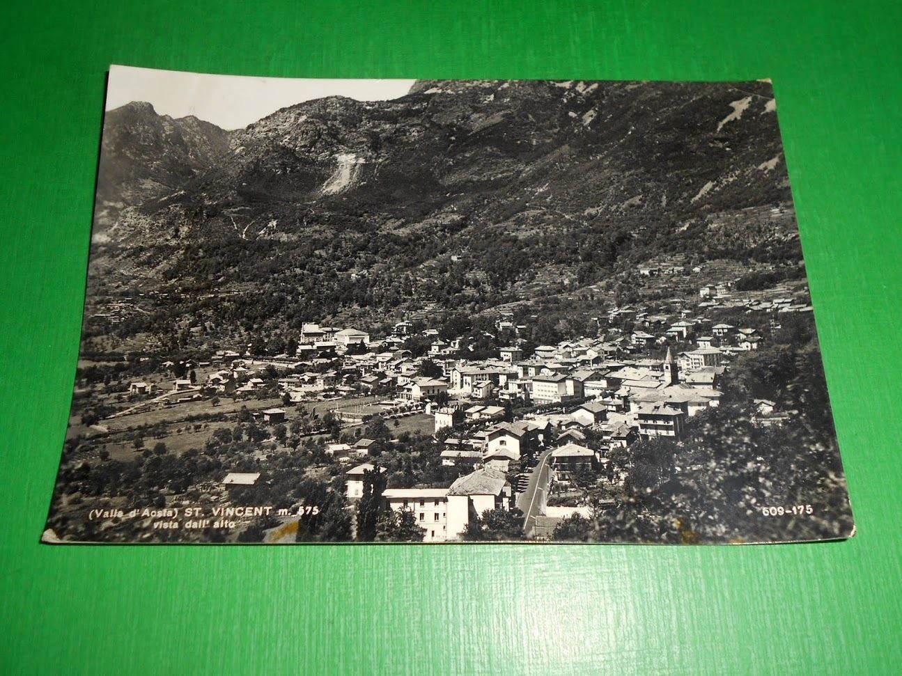 Cartolina Saint Vincent ( Valle d' Aosta ) - Panorama …