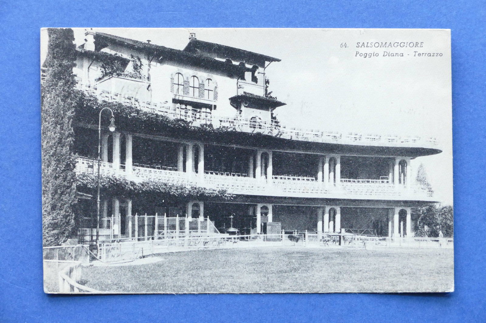 Cartolina Salsomaggiore - Poggio Diana - Terrazzo - 1952.
