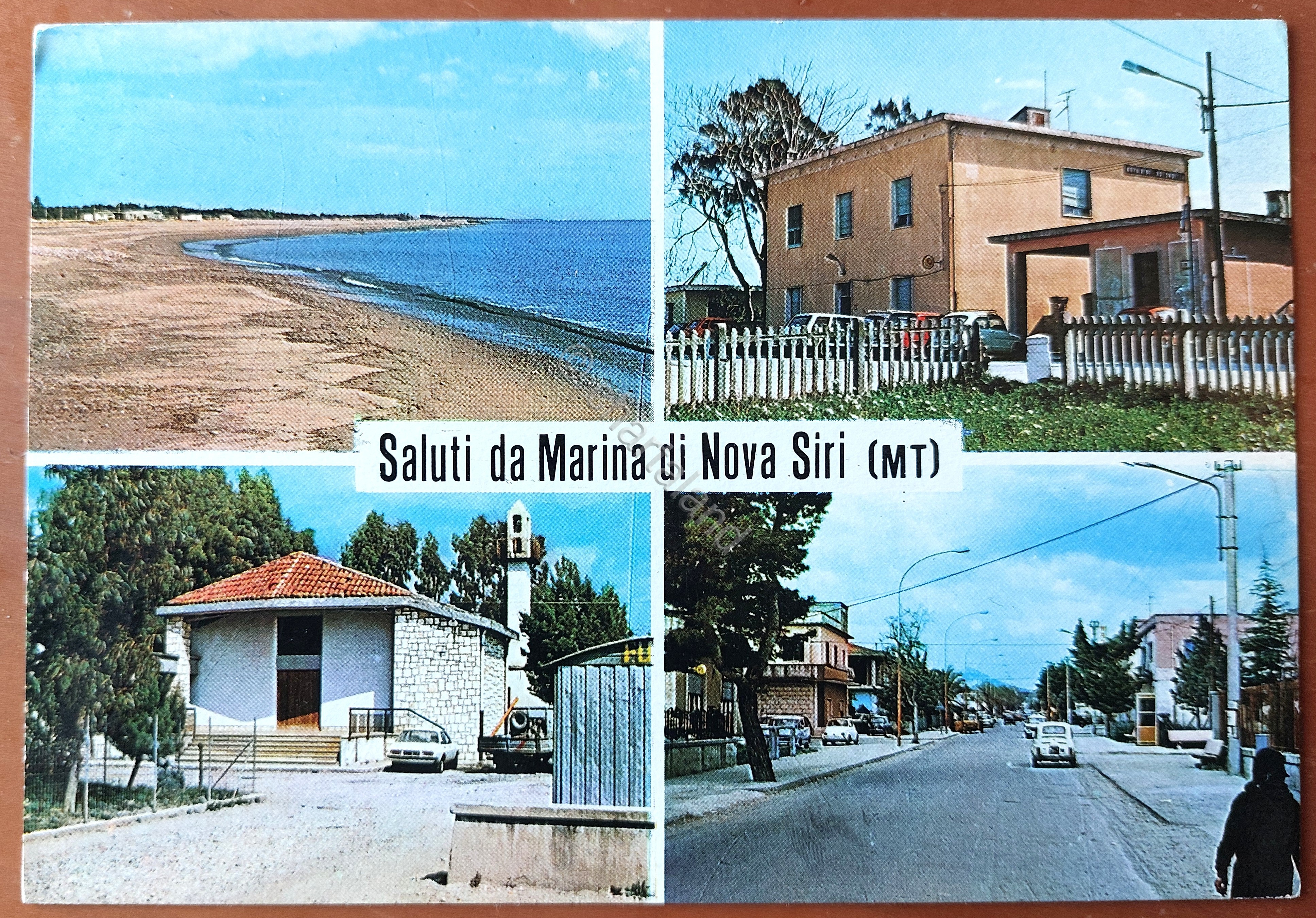 Cartolina saluti da Marina di Nova Siri - 1970 ca.