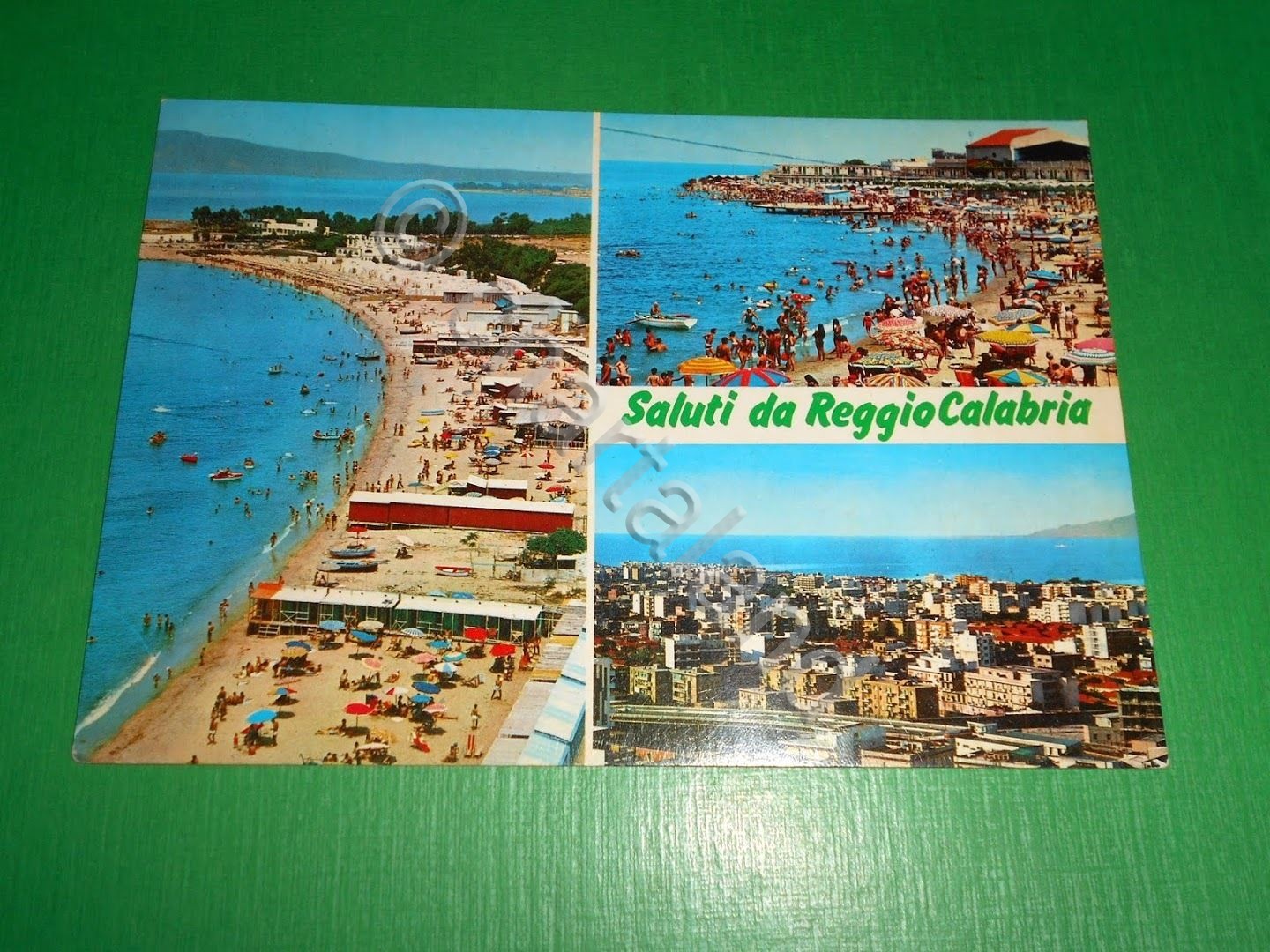 Cartolina Saluti da Reggio Calabria - Vedute diverse 1972