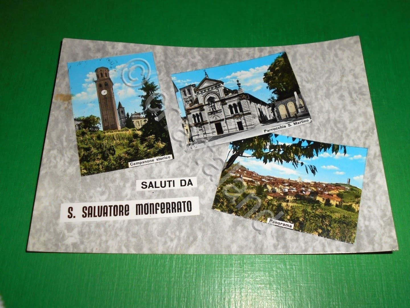 Cartolina Saluti da S. Salvatore Monferrato - Vedute diverse 1960.