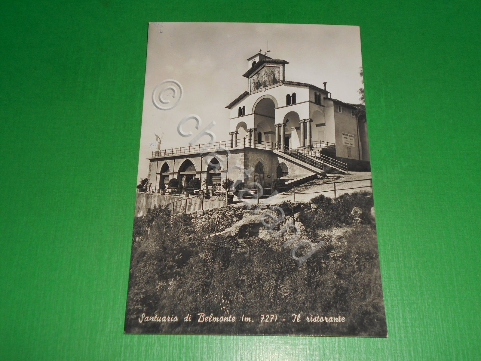 Cartolina Santuario di Belmonte ( Valperga ) - Il ristorante …