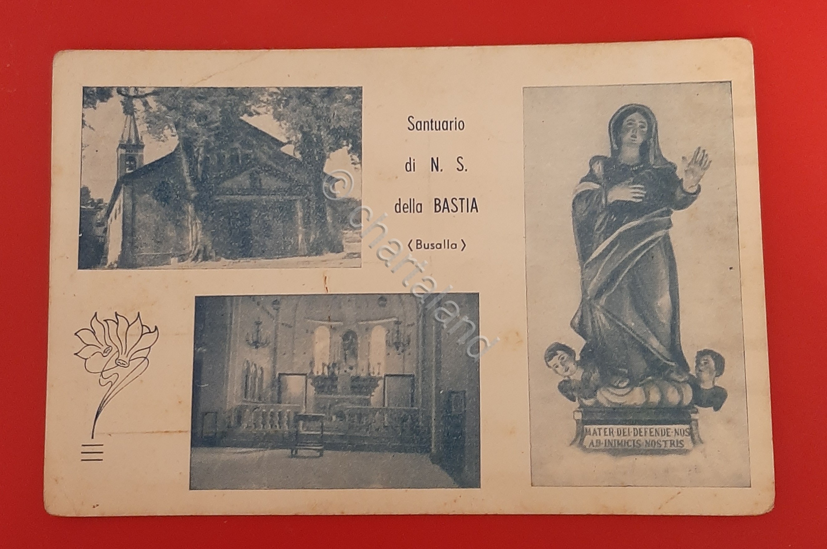 Cartolina Santuario di N. S. della Bastia ( Busalla ) …