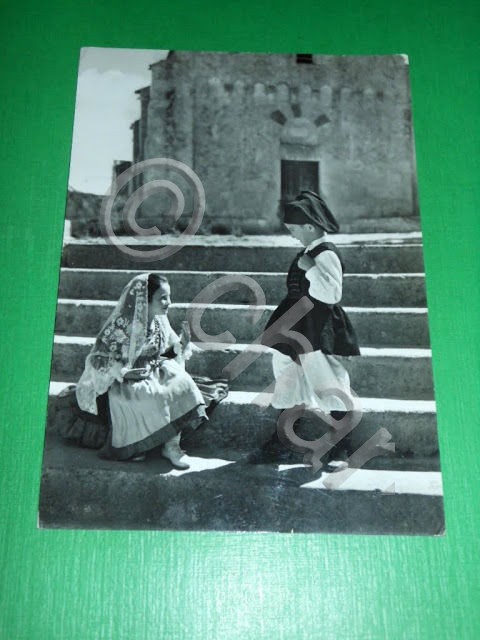 Cartolina Sardegna - Costumi di Tissi 1968.
