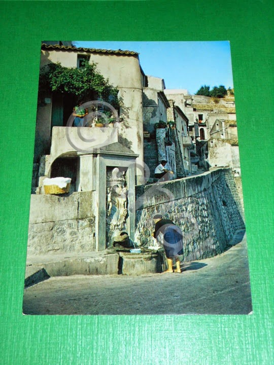 Cartolina Satriano ( Catanzaro ) - Fontana Gatti 1970 ca.