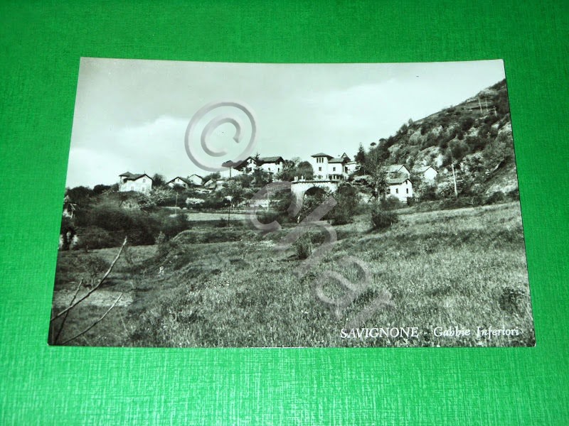 Cartolina Savignone - Gabbie Inferiori 1955 ca.