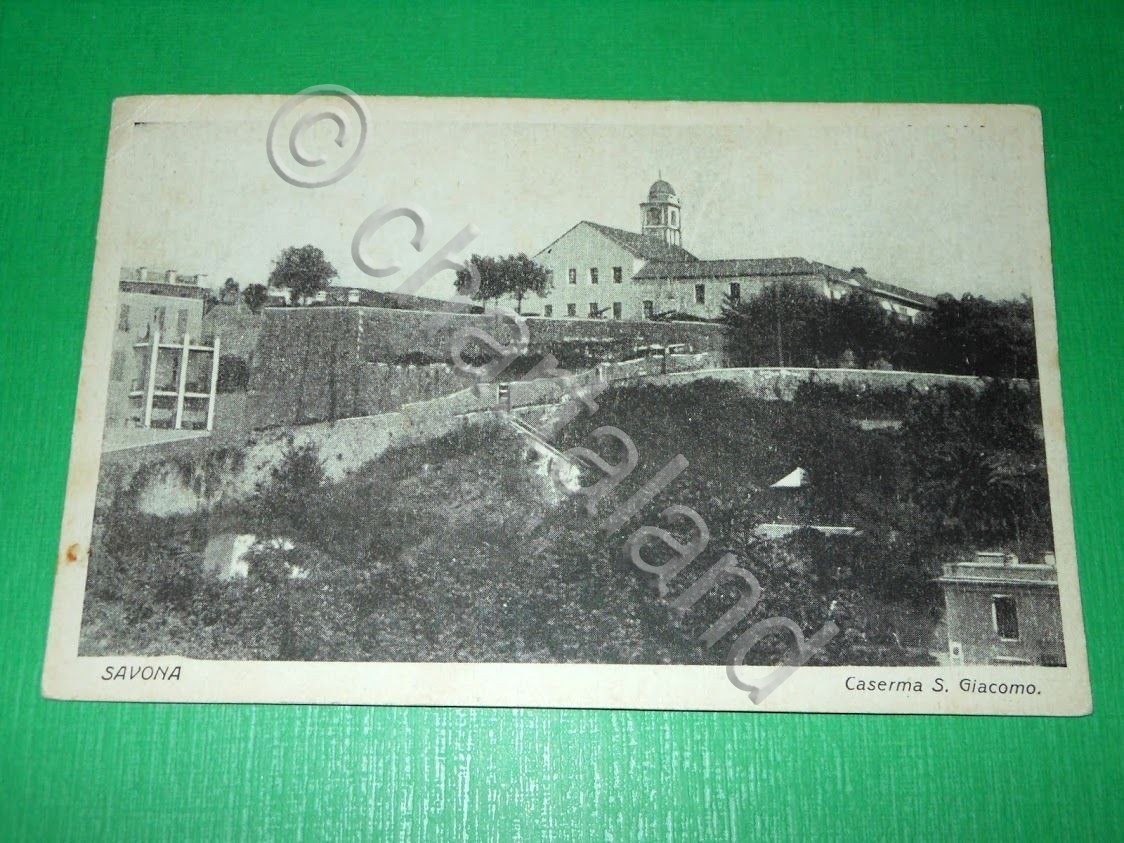 Cartolina Savona - Caserma S. Giacomo 1935 ca.