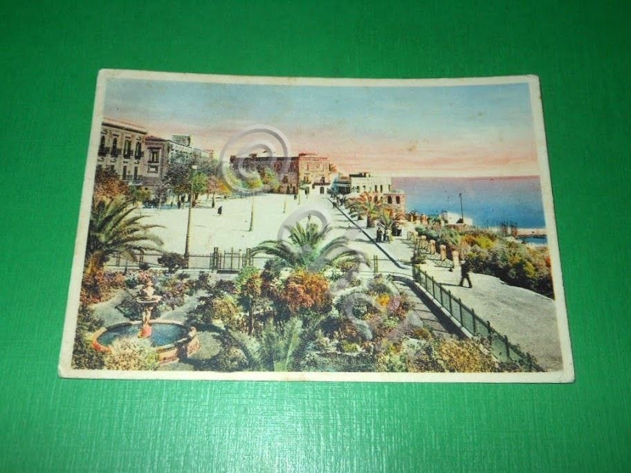 Cartolina Sciacca - Piazza Angelo Scandaliato 1938.