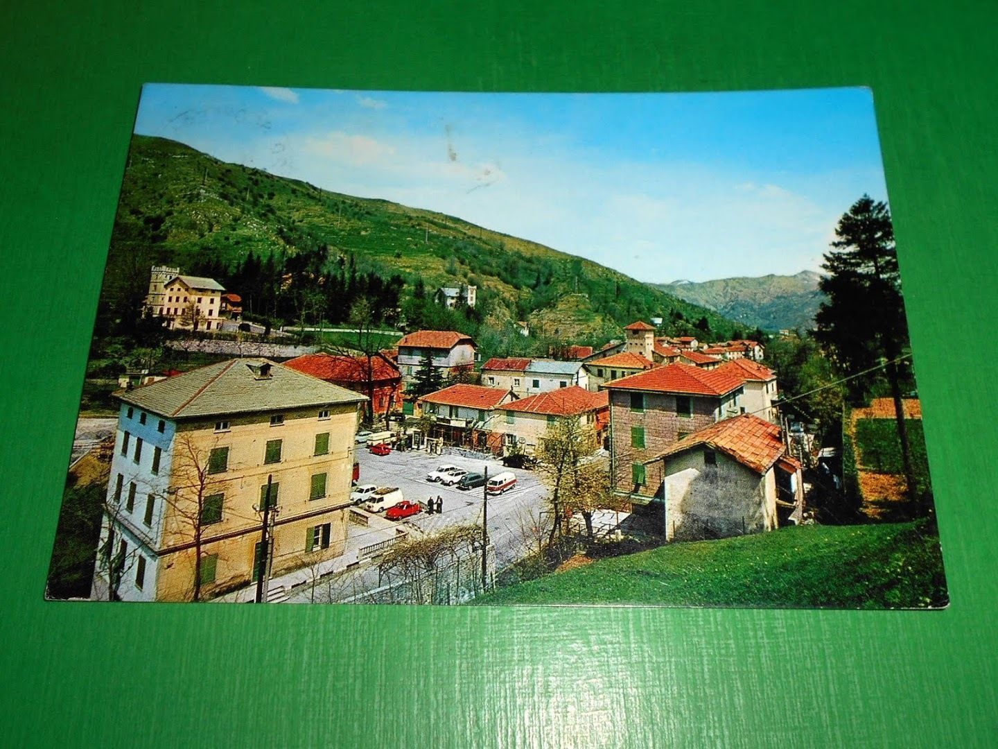 Cartolina Scoffera - La Piazza 1979.