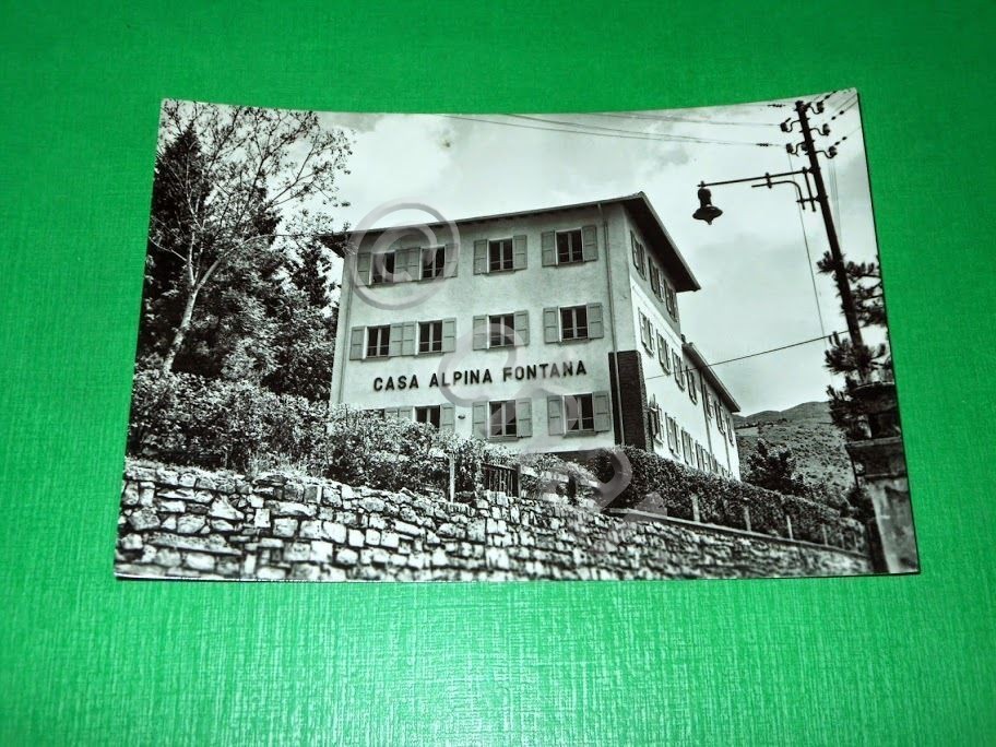 Cartolina Selvino - Casa Alpina Fontana 1955 ca.